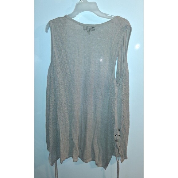 Lane Bryant Tan Vest Sz 22/24 - Picture 2 of 2